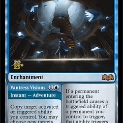Virtue of Knowledge // Vantress Visions (Promo Pack) [Wilds of Eldraine Promos]