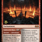 Virtue of Courage // Embereth Blaze [Wilds of Eldraine Prerelease Promos]