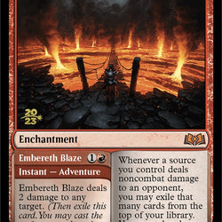 Virtue of Courage // Embereth Blaze [Wilds of Eldraine Prerelease Promos]