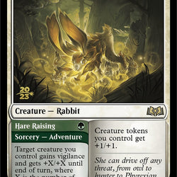 Pollen-Shield Hare // Hare Raising [Wilds of Eldraine Prerelease Promos]