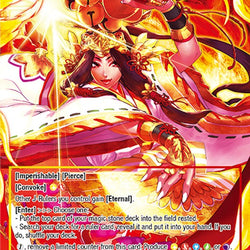 Arcana: Guardian of the Temple // Arcana: Oracle of Sparkling Fire (ABC-001 JR) [Arcana Battle Colosseum]
