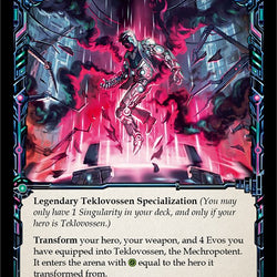Singularity // Teklovossen, the Mechropotent (Cold Foil Marvel) [EVO010] (Bright Lights)  Cold Foil