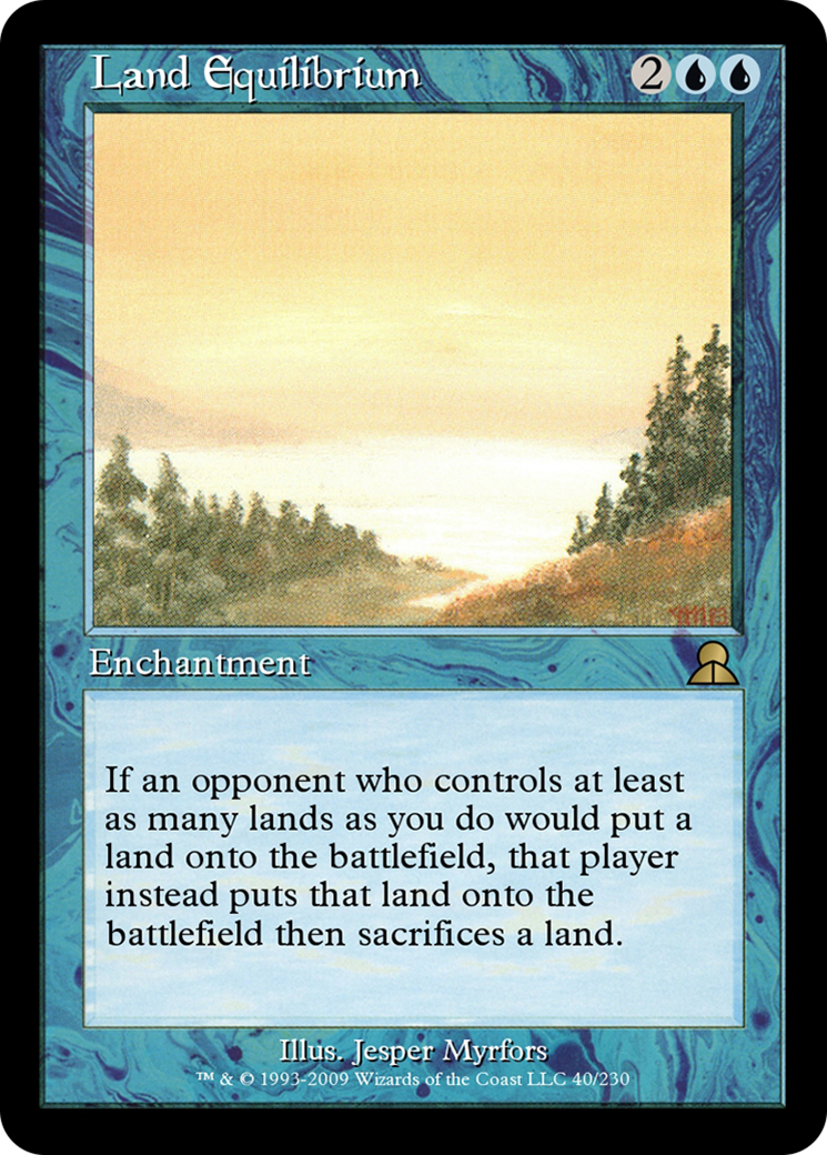 Land Equilibrium (ME3-040) [Masters Edition III] Foil