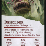 Baleful Beholder // Beholder (AAFR-001) (Borderless) [Adventures in the Forgotten Realms Art Series] Foil