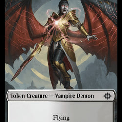 Vampire // Vampire Demon Double-Sided Token [The Lost Caverns of Ixalan Tokens]
