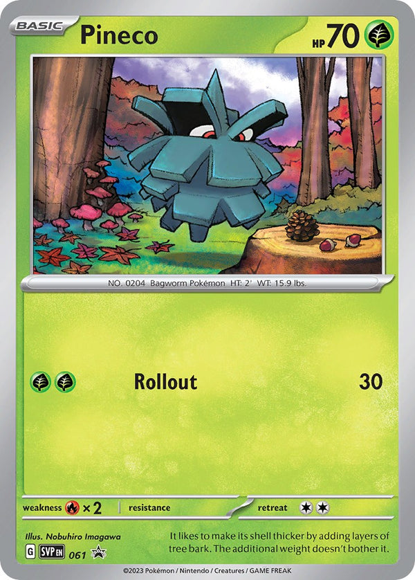 Pineco (061) [Scarlet & Violet: Black Star Promos]