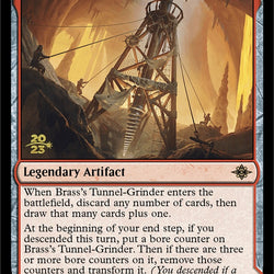 Brass's Tunnel-Grinder // Tecutlan, the Searing Rift [The Lost Caverns of Ixalan Prerelease Cards]