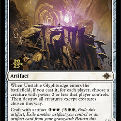 Unstable Glyphbridge // Sandswirl Wanderglyph [The Lost Caverns of Ixalan Prerelease Cards]