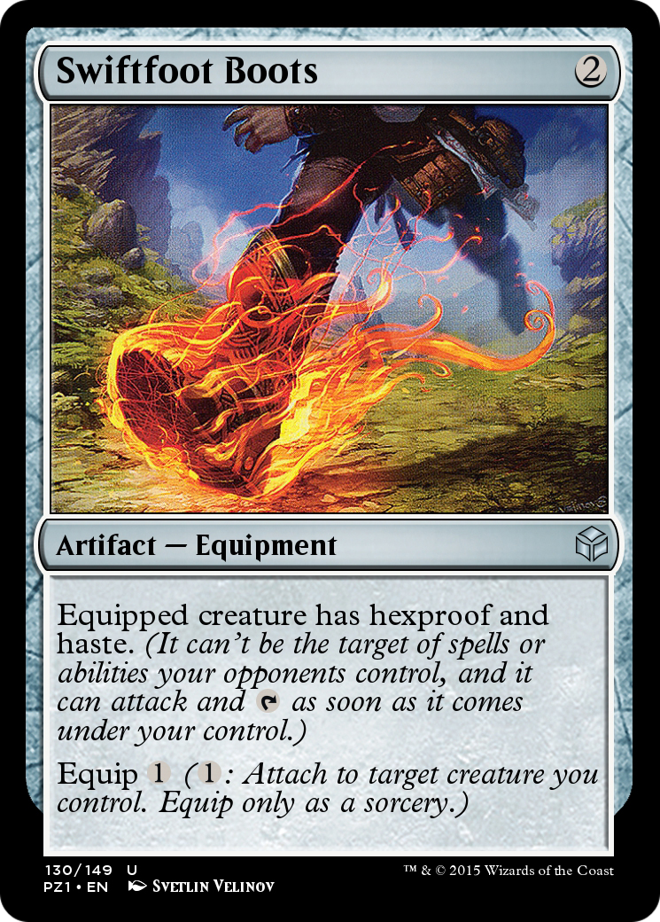 Swiftfoot Boots (PZ1-130) [Legendary Cube Prize Pack] Foil