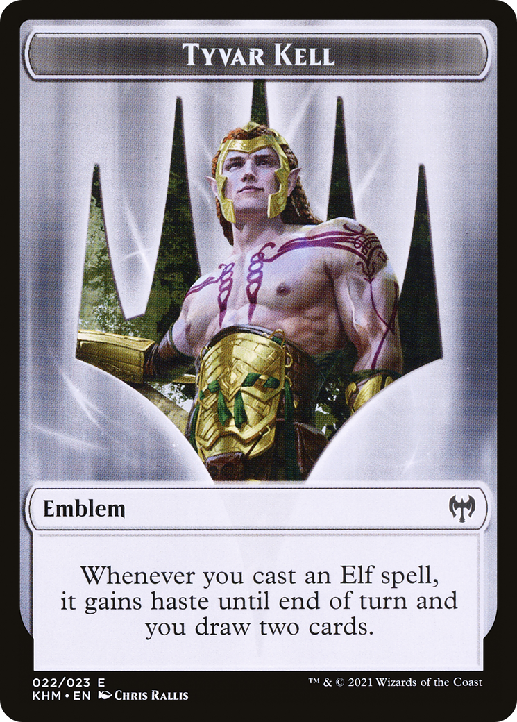 Tyvar Kell Emblem (TKHM-022) [Kaldheim Tokens]