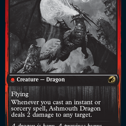 Smoldering Egg // Ashmouth Dragon [Innistrad: Double Feature]