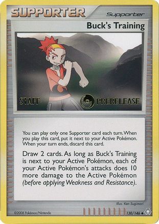 Buck's Training - 130/146 (Prerelease) [Staff] [Miscellaneous Cards & Products]