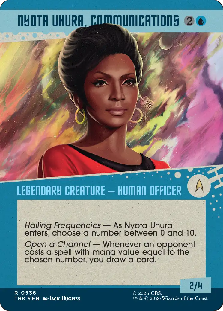 Nyota Uhura, Communications (Showcase) (Surge Foil) [Star Trek]