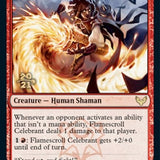 Flamescroll Celebrant // Revel in Silence [Strixhaven: School of Mages Prerelease Promos]