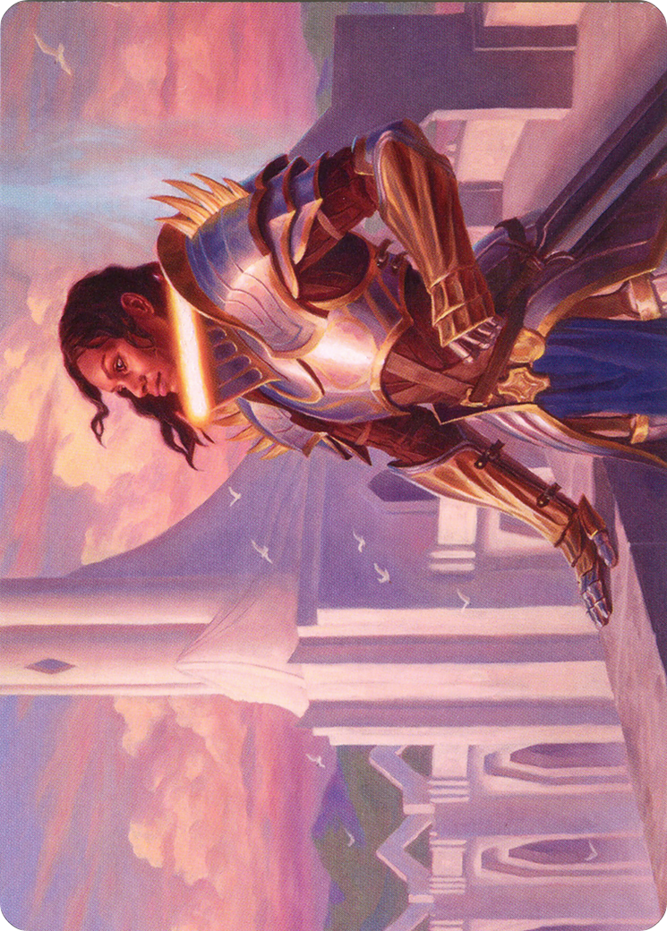 Tazri, Beacon of Unity // Tazri, Beacon of Unity (AZNR-045) (Borderless) [Zendikar Rising Art Series] Foil