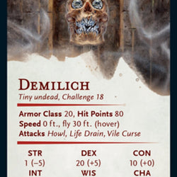 Demilich Art Card [Dungeons & Dragons: Adventures in the Forgotten Realms Art Series]