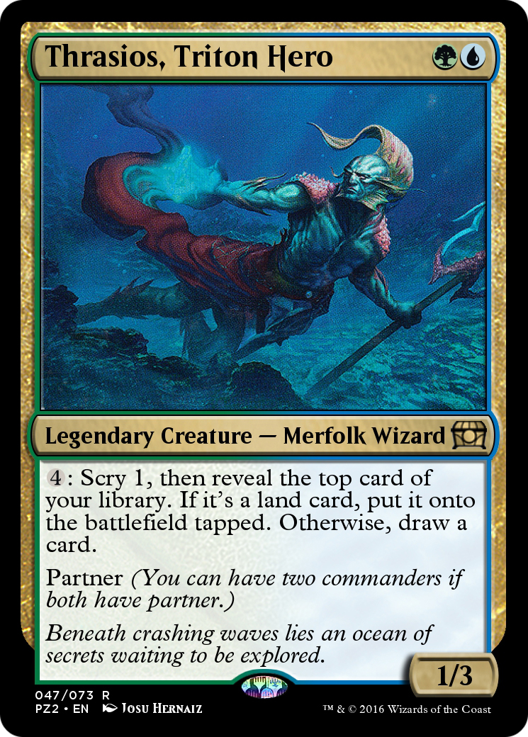Thrasios, Triton Hero (PZ2-047) [Treasure Chest] Foil