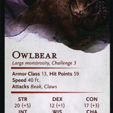 Owlbear // Owlbear (AAFR-015) (Borderless) [Adventures in the Forgotten Realms Art Series]