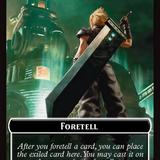 Foretell // Treasure Double-Sided Token [FINAL FANTASY Commander Tokens]