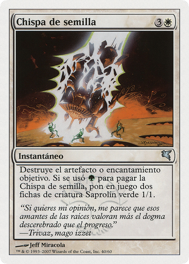 Seed Spark (Spanish) - "Chispa de semilla" (PSAL-J40) [Salvat 2005] Foil