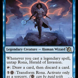 Rona, Herald of Invasion // Rona, Tolarian Obliterator [March of the Machine]
