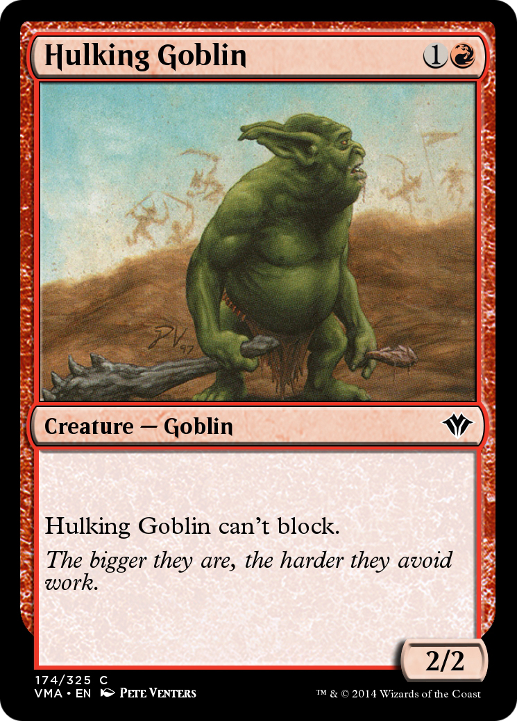 Hulking Goblin (VMA-174) [Vintage Masters]