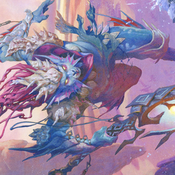 Umara Wizard // Umara Wizard (AZNR-052) (Borderless) [Zendikar Rising Art Series] Foil