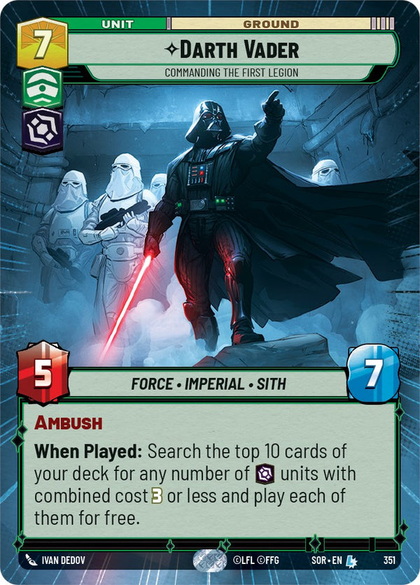 Darth Vader - Commanding the First Legion (Hyperspace) (351) [Spark of Rebellion]