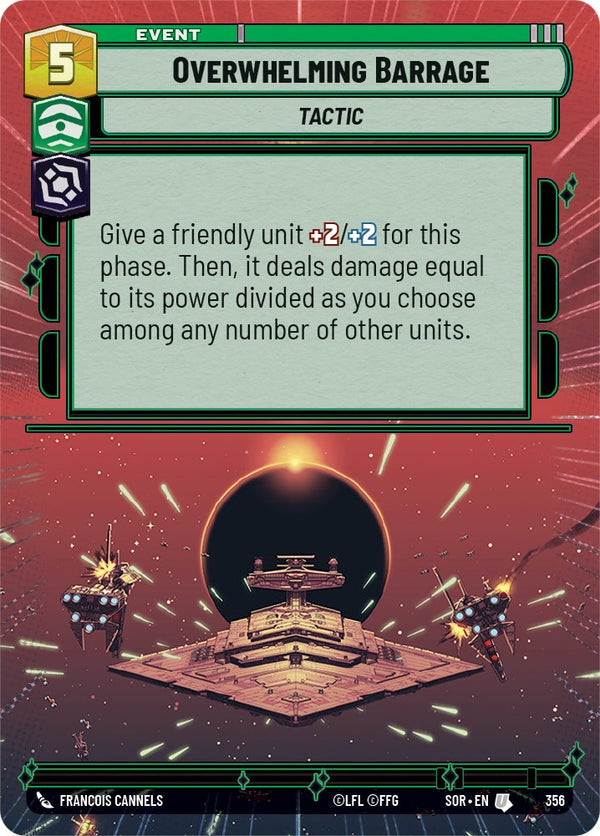 Overwhelming Barrage (Hyperspace) (356) [Spark of Rebellion]