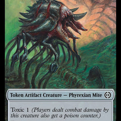 Phyrexian Mite (012) // Phyrexian Beast Double-Sided Token [Phyrexia: All Will Be One Tokens]