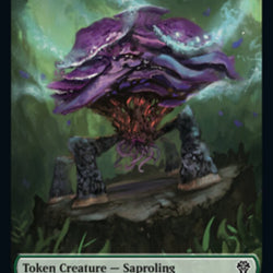 Saproling // Goblin Double-Sided Token [Dominaria United Tokens]