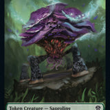 Saproling // Dragon Double-Sided Token [Dominaria United Tokens]