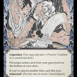 Perserve Tradition [MST099] (Part the Mistveil)