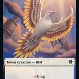 Bird (002) // Dragon Double-Sided Token [Dominaria United Tokens]