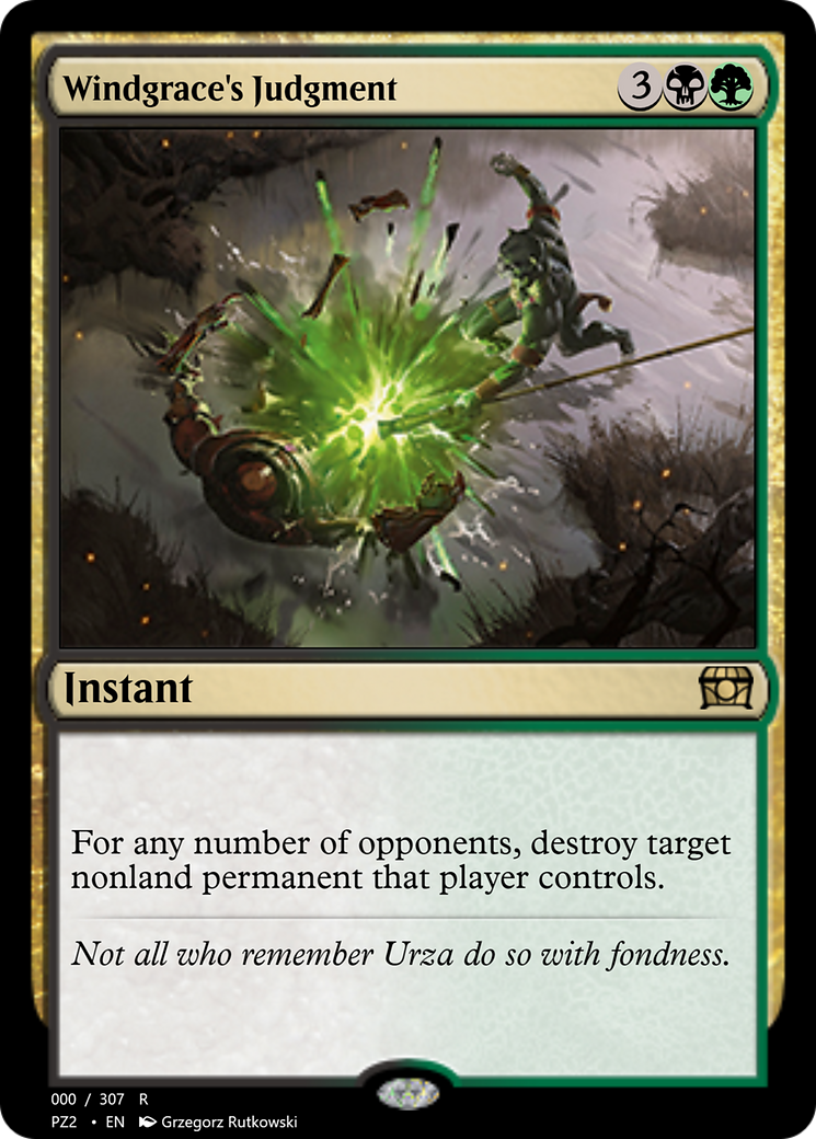 Windgrace's Judgment (PZ2-70669) [Treasure Chest] Foil