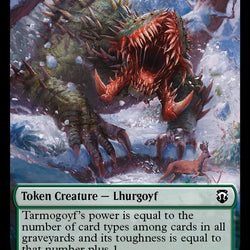 Tarmogoyf // Goblin Double-Sided Token [Modern Horizons 3 Commander Tokens]