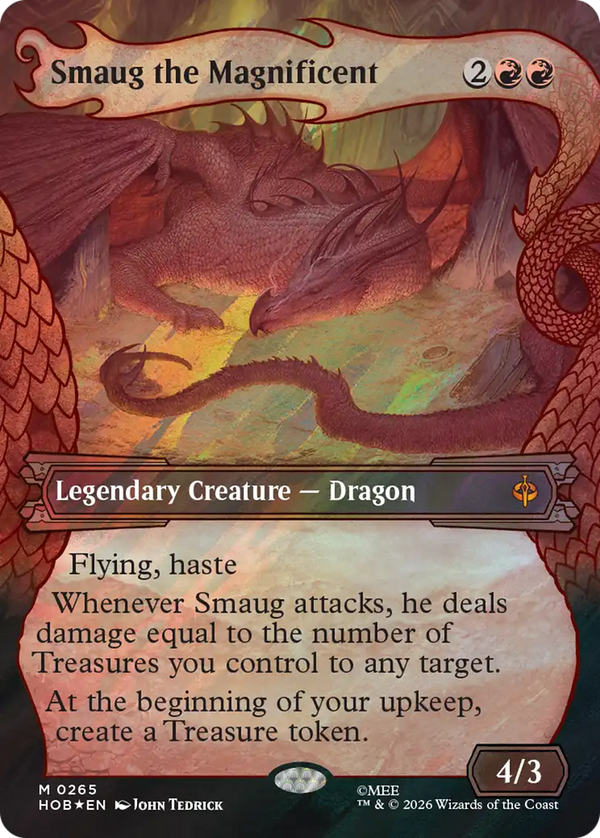 Smaug the Magnificent (Showcase) (Surge Foil) [The Hobbit]