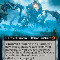 Hostile Hostel // Creeping Inn (Extended Art) [Innistrad: Midnight Hunt]