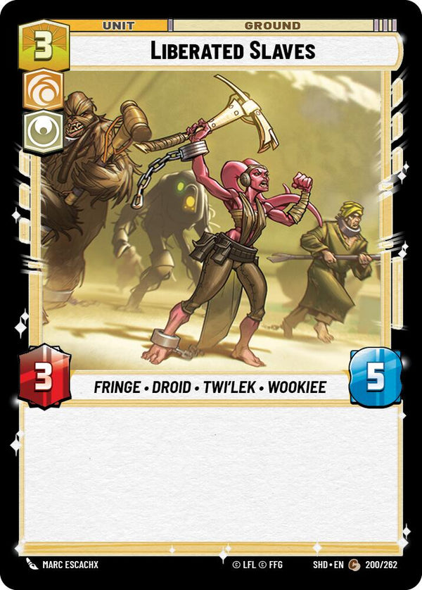 Liberated Slaves (200/262) (200/262) [Shadows of the Galaxy]