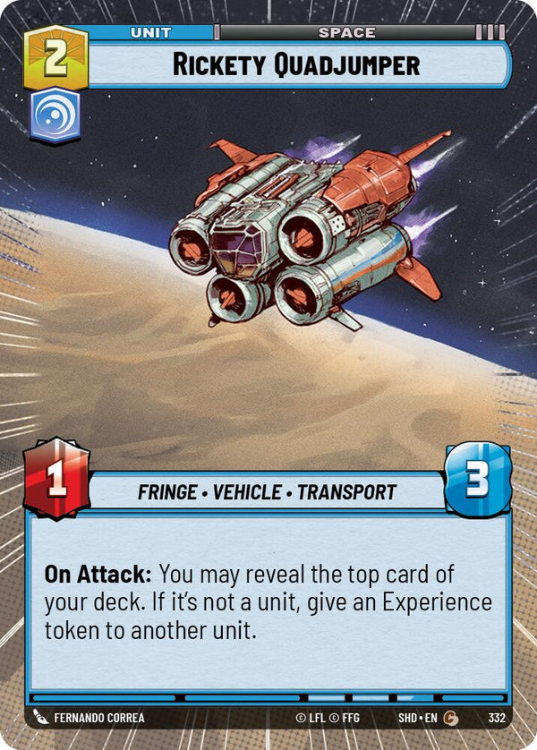 Rickety Quadjumper (332) (Hyperspace) (332) [Shadows of the Galaxy]