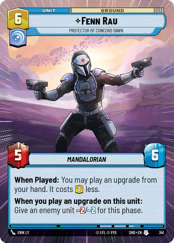 Fenn Rau - Protector of Concord Dawn (341) (Hyperspace) (341) [Shadows of the Galaxy]
