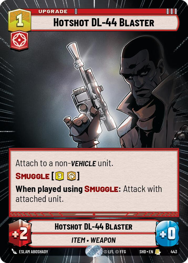 Hotshot DL-44 Blaster (443) (Hyperspace) (443) [Shadows of the Galaxy]