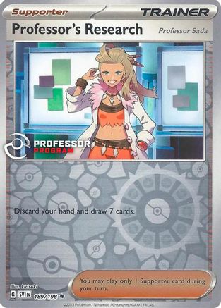 Professor's Research - 189/198 (2023) [Professor Program Promos] - Reverse Holofoil
