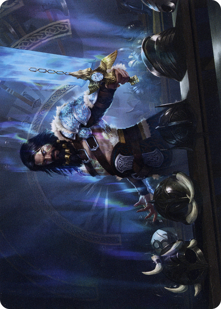 Halvar, God of Battle // Halvar, God of Battle (ASKHM-002) (Borderless) [Art Series: Kaldheim] Foil