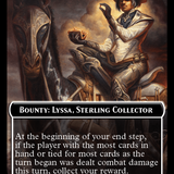 Bounty: Lyssa, Sterling Collector // Bounty Rules Double-Sided Token [Outlaws of Thunder Junction Commander Tokens]