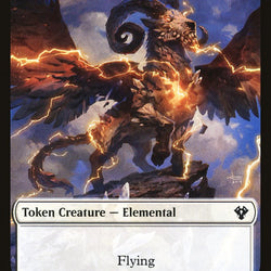 Kraken // Elemental (010) Double-Sided Token [Commander 2020 Tokens]