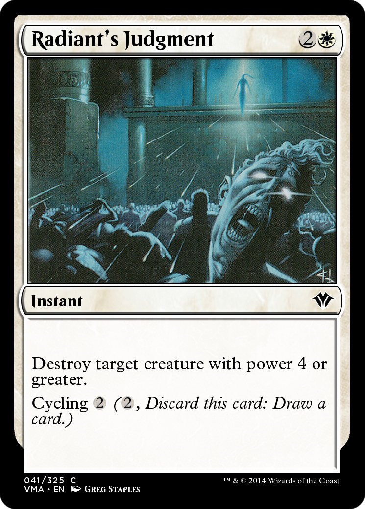 Radiant's Judgment (VMA-041) [Vintage Masters]