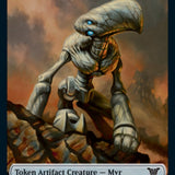 Myr // Pilot Double-Sided Token [Kamigawa: Neon Dynasty Commander Tokens]