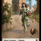 Human // Soldier Double-Sided Token [Bloomburrow Commander Tokens]