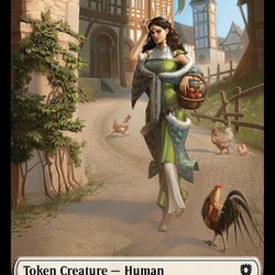 Human // Soldier Double-Sided Token [Bloomburrow Commander Tokens]